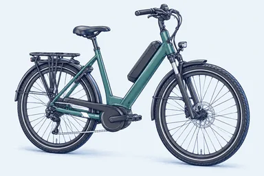 Stylized illustration of Gazelle Medeo T9 City