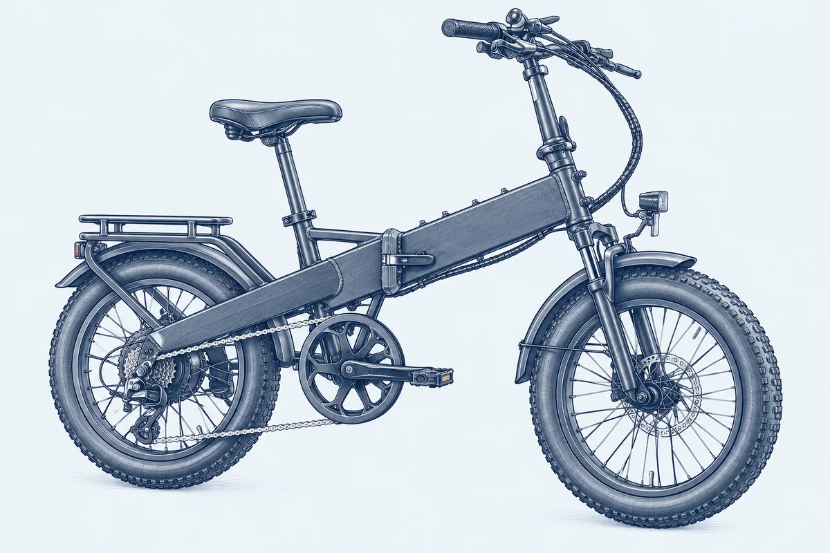 Stylized illustration of Lectric XP 4
