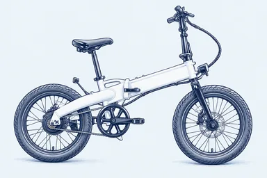 Stylized illustration of Lectric XP Lite 2.0