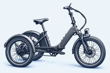 Stylized illustration of Lectric XP Trike 2