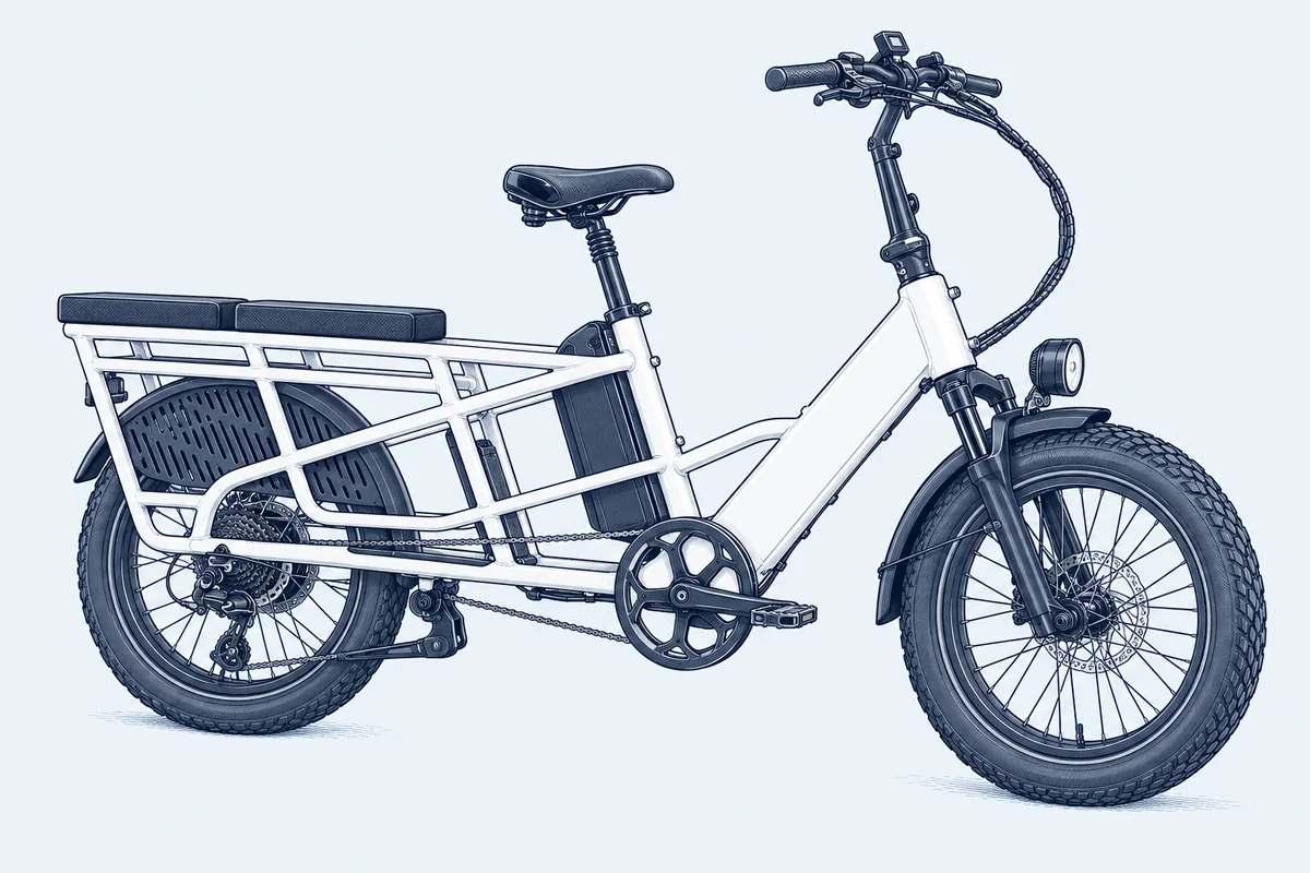 Stylized illustration of Lectric XPedition 2.0