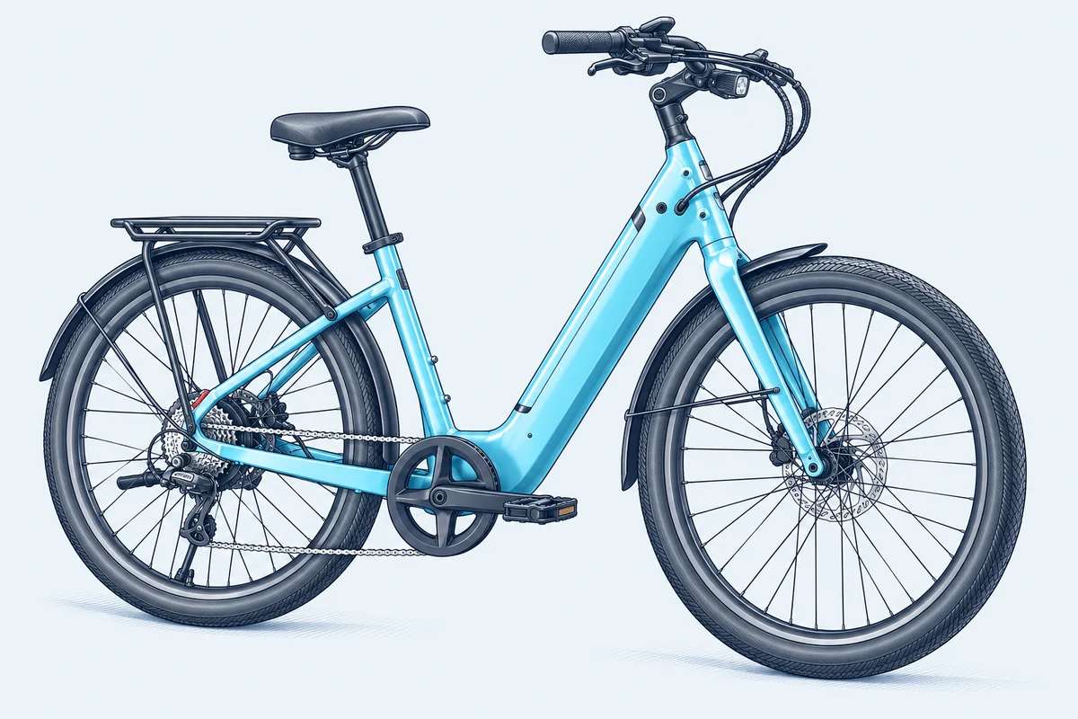 Stylized illustration of Velotric Breeze 1