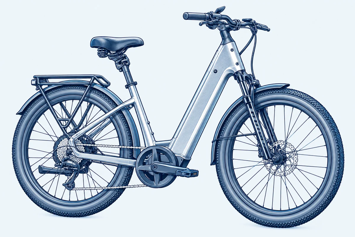 Stylized illustration of Velotric Discover 3