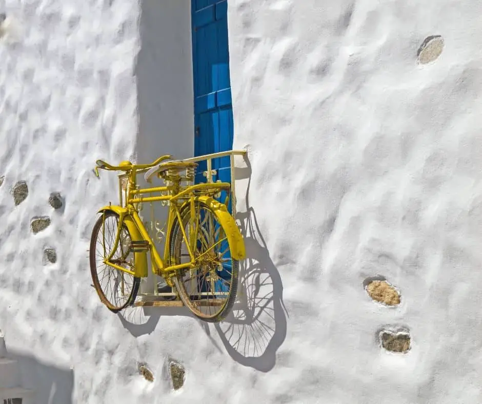 storing bikes outside winter